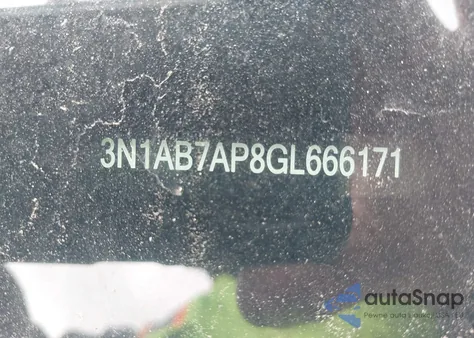 2016 Nissan Sentra Fe+ S/S/Sl/Sr/Sv from USA, damaged, VIN 3N1AB7AP8GL666171